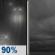 Tonight: Rain before 9pm, then a chance of drizzle between 9pm and 10pm. Cloudy, with a low around 32. East wind 2 to 6 mph. Chance of precipitation is 90%. New rainfall amounts between a quarter and half of an inch possible. Tonight: Light Rain then Cloudy