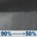 Tonight: Rain showers. Cloudy, with a low around 45. South wind around 10 mph. Chance of precipitation is 90%. New rainfall amounts between a quarter and half of an inch possible. Tonight: Rain Showers