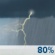 This Afternoon: A chance of rain and a slight chance of thunderstorms before 1pm, then a chance of thunderstorms and a chance of rain between 1pm and 3pm, then rain and a chance of thunderstorms. Mostly cloudy, with a high near 67. Southwest wind around 10 mph. Chance of precipitation is 80%. New rainfall amounts between a half and three quarters of an inch possible. This Afternoon: Chance Light Rain